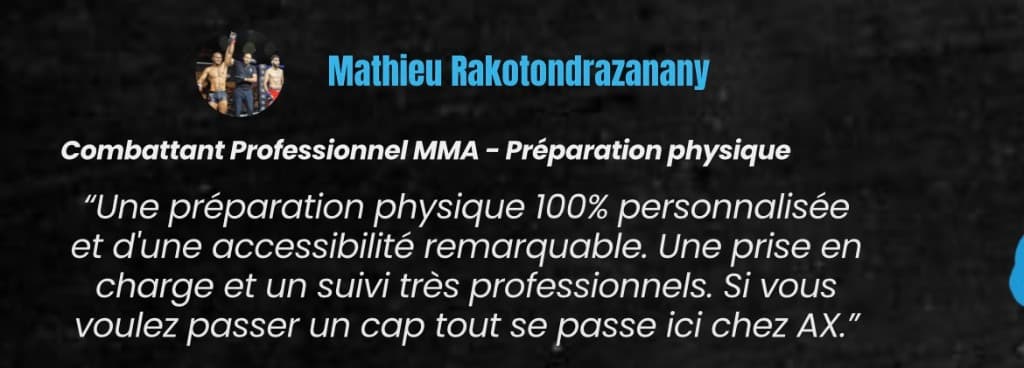 Témoignage Mathieu, combattant pro MMA, préparation physique Montpellier